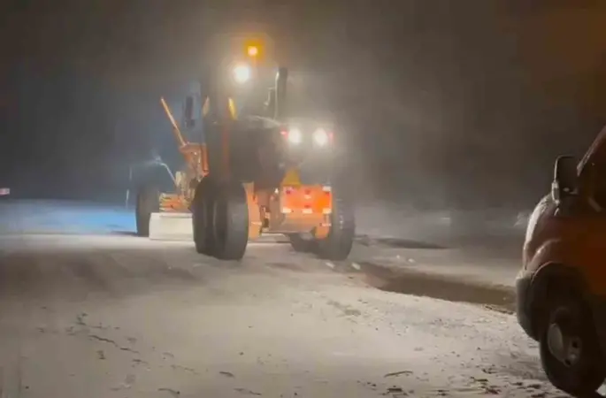 Şanlıurfa’da yoğun kar yağışı etkili oldu

