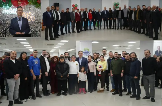 Sarıyer Belediye Başkanı M. Oktay Aksu personelin yeni yılını kutladı