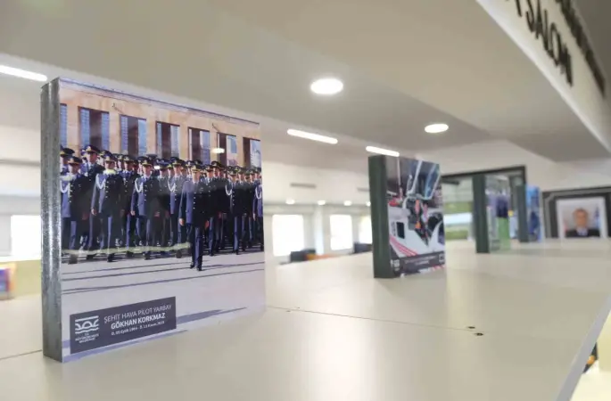 Şehit Hava Pilot Yarbay Gökhan Korkmaz anısına çalışma salonu açıldı
