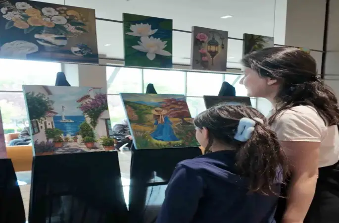 Şehitkamilli hanımların eserleri görücüye çıktı
