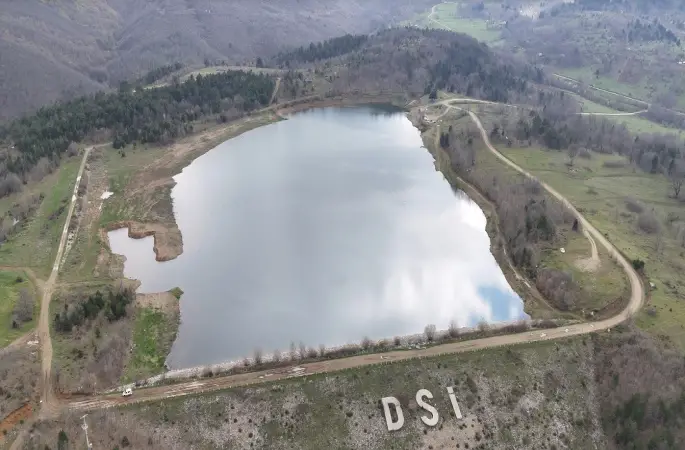 Selöz Göleti havadan görüntülendi
