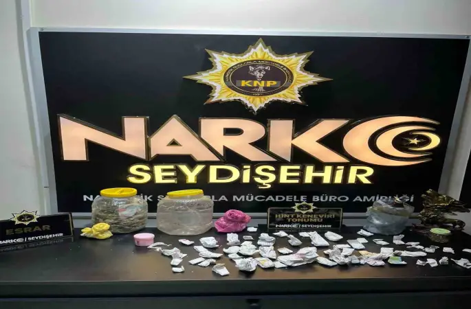 Seydişehir’de uyuşturucu operasyonu
