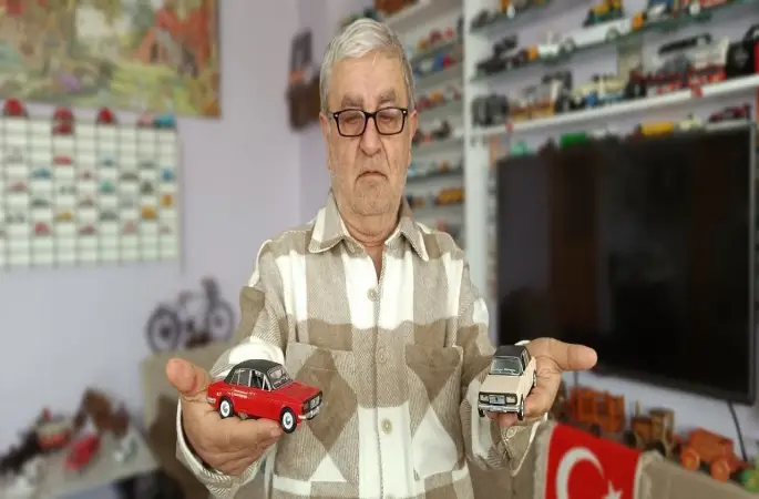 Sigarayı bıraktı, 500 maket araç koleksiyonu oluşturdu
