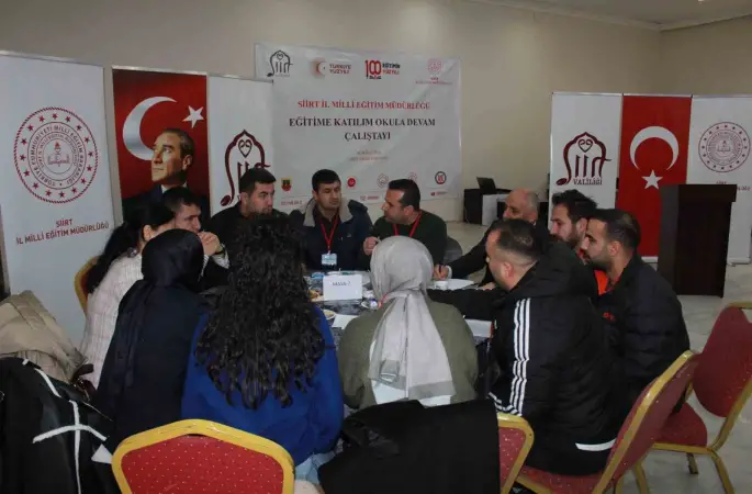 Siirt’te ‘Eğitime Katılım Okula Devam Çalıştayı’ düzenlendi
