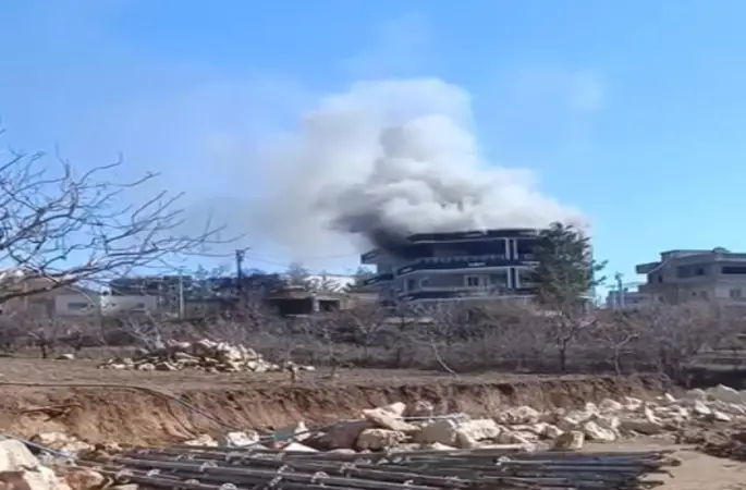 Siirt’te ev yangını
