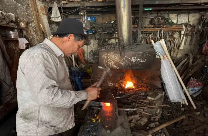 Silifke’de demircilik mesleği yok olmak üzere
