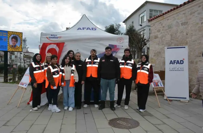 Sinop’ta afet bilinci seferberliği
