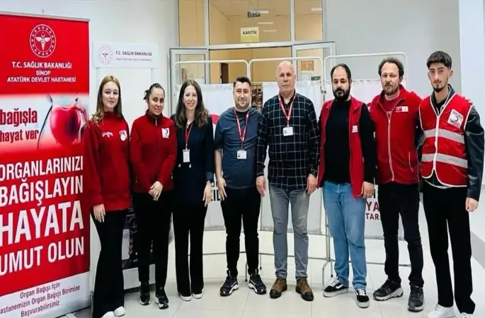 Sinop’ta organ bağışı bilinci kampüste anlatıldı
