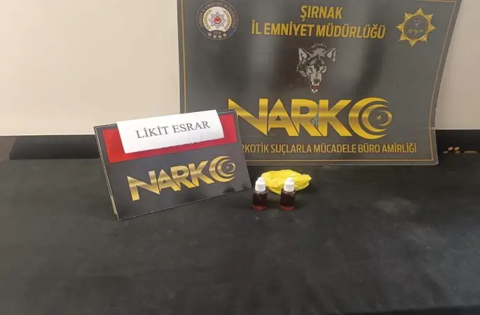 Şırnak’ta kargoda likit uyuşturucu ele geçirildi
