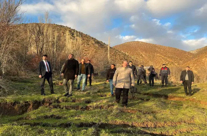 Sivas’ta heyelan paniği
