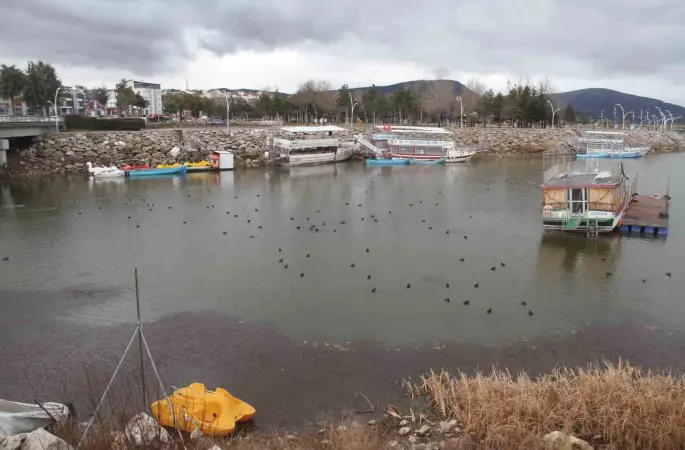 Son yağışlar Beyşehir Gölü’ne can suyu oldu
