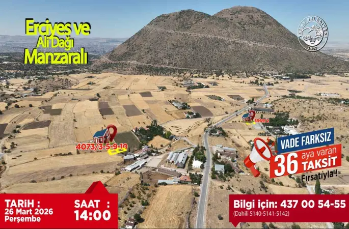 Talas’ın villa parseli fırsatında sona doğru
