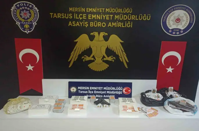 Tarsus’ta kahve ve derneklere kumar baskını
