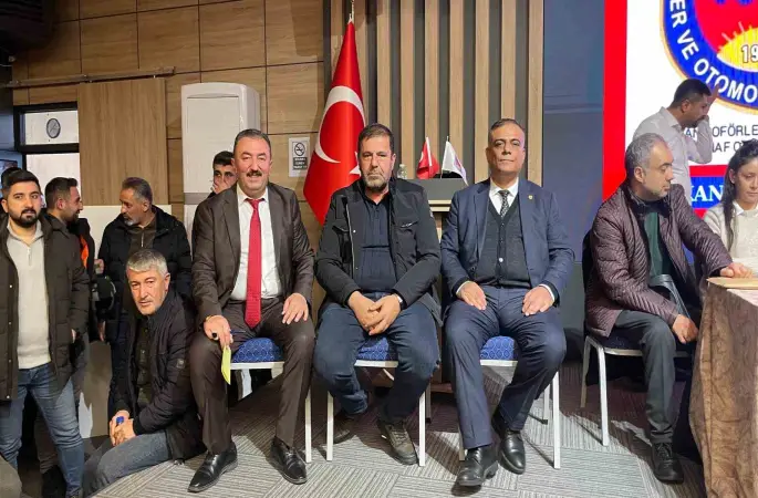 Tatvan Şoförler ve Otomobilciler Esnaf Odası’nda İkram Baran yeniden başkan
