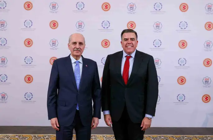 TBMM Başkanı Kurtulmuş, Avustralya Temsilciler Meclisi Başkanı Dick ile görüştü
