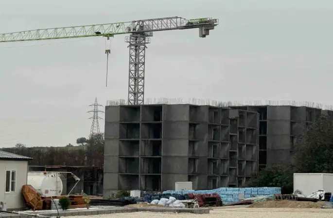 TOKİ konutları Tarsus’ta yükselmeye başladı
