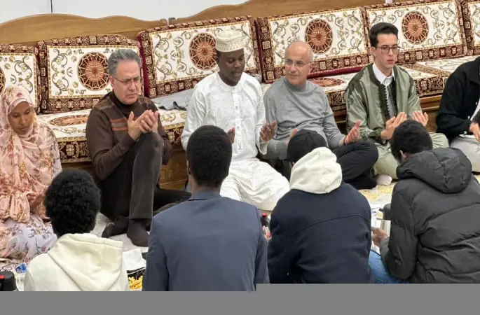 TÖMER ve Uluslararası öğrenciler sahurda buluştu
