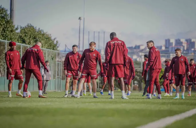 Trabzonspor, Fatih Karagümrük maçı hazırlıklarını sürdürdü
