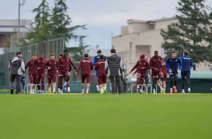 Trabzonspor, Galatasaray maçı hazırlıklarını tamamladı
