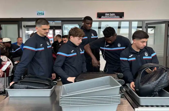 Trabzonspor, İstanbul’a gitti
