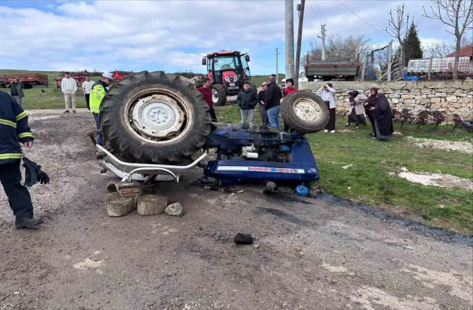Traktör kazasında 1 kişi hayatını kaybetti
