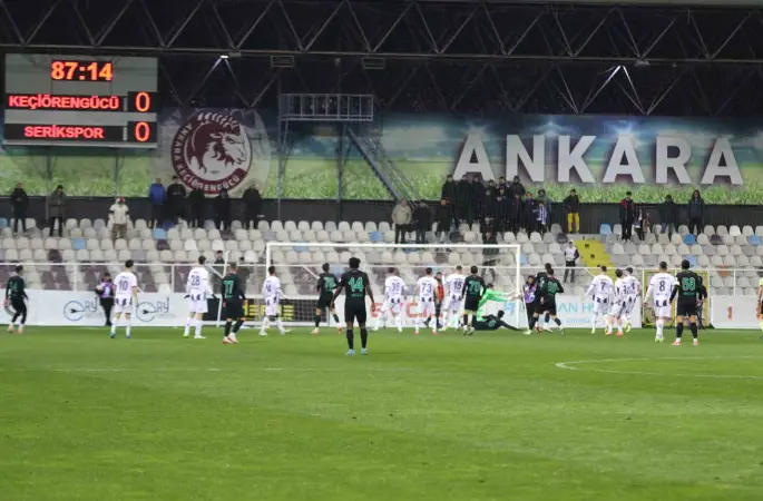 Trendyol 1. Lig: Ankara Keçiörengücü: 0 - Serikspor: 0
