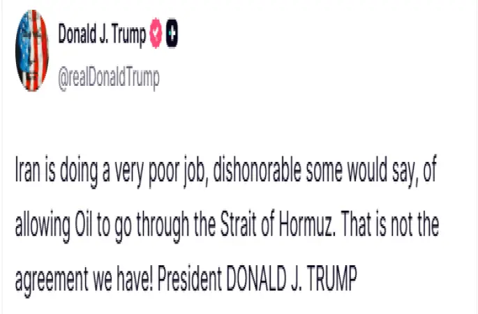 Trump’tan İran’a Hürmüz Boğazı uyarısı
