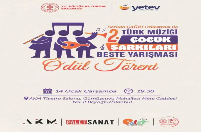 Türk Müziği Çocuk Şarkıları Beste Yarışması sonuçlandı
