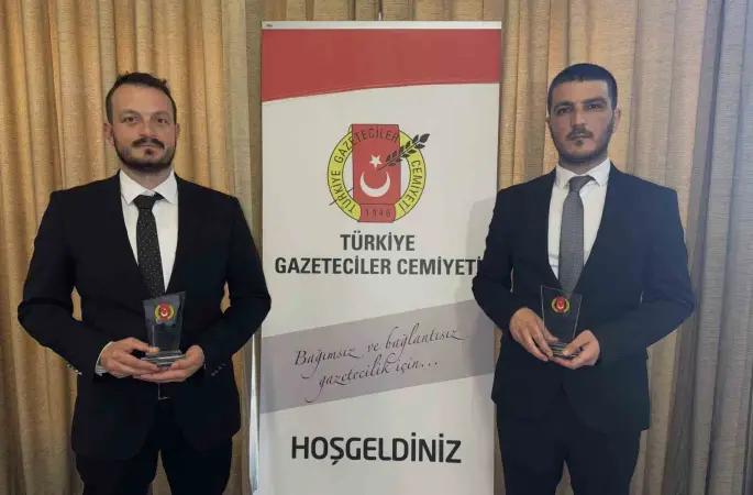 Türkiye Gazeteciler Cemiyeti’nden İHA’ya ödül
