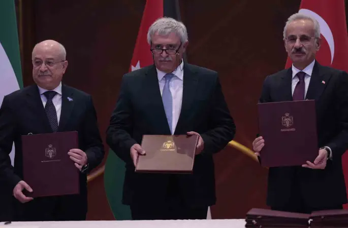 Türkiye-Suriye-Ürdün arasında ulaştırma iş birliği mutabakatı imzalandı
