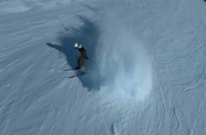 Türkiye’nin en dik pisti Ejder; kar, güç ve adrenalin

