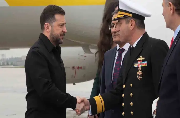 Ukrayna Devlet Başkanı Zelenskiy, İstanbul’da
