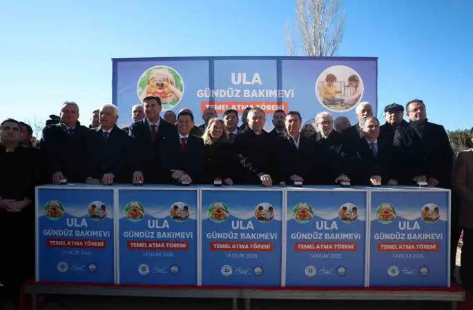 Ula Gündüz Bakımevinin temeli atıldı
