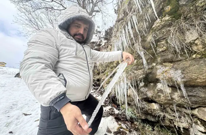 UNESCO kenti Safranbolu’da buzdan görsel şölen
