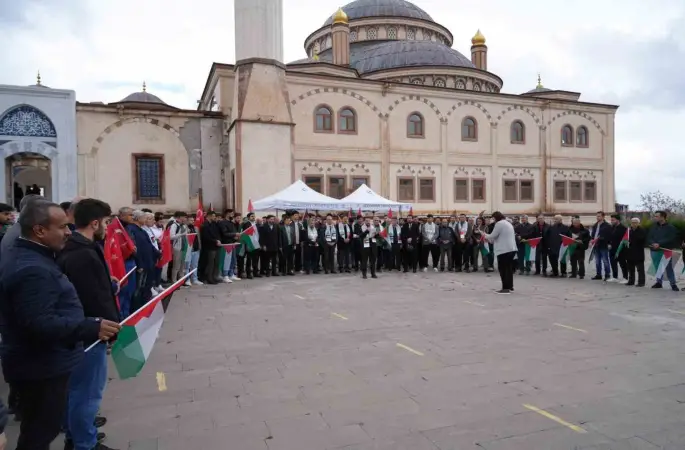 Üniversite öğrencilerinden Filistin’e destek açıklaması
