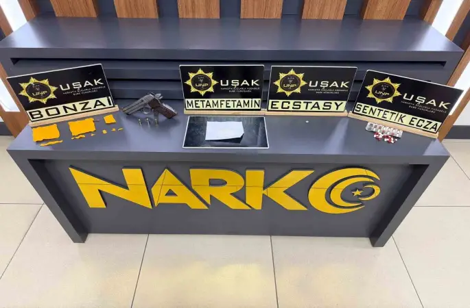 Uşak’ta uyuşturucu operasyonu: 3 tutuklama
