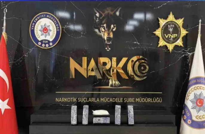 Van’da 4 kilo 260 gram eroin ele geçirildi
