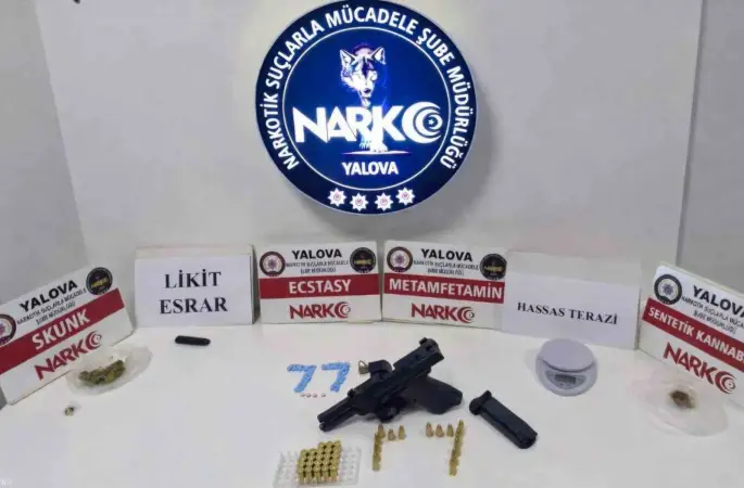 Yalova’da uyuşturucu operasyonunda 4 tutuklama
