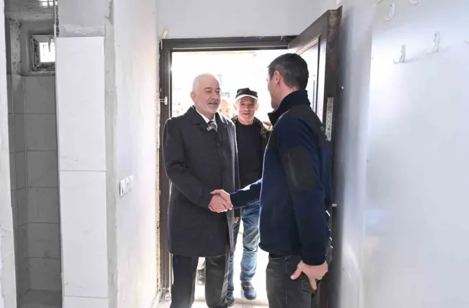 Yangında evini kaybeden aileye yeni yuva
