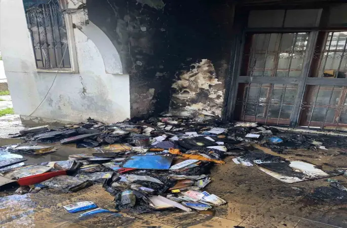 Yangında kundaklama şüphesi
