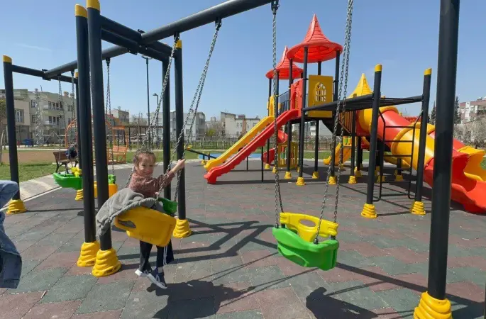 Yeşilyurt Mahallesi’ndeki yeni park tamamlandı
