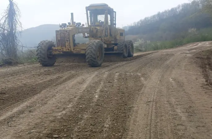 Yığılca’da asfalt öncesi çalışmalar hızlandırıldı
