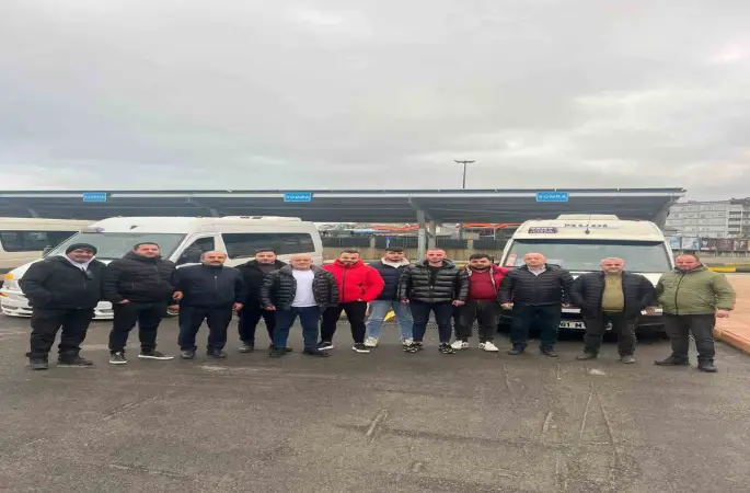 Yomra Minibüs Durağı’ndan Başkan Genç’e teşekkür
