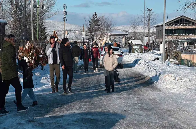 Yozgat’ta kar sonrası vatandaşlar Türkiye’nin ilk milli parkına akın etti
