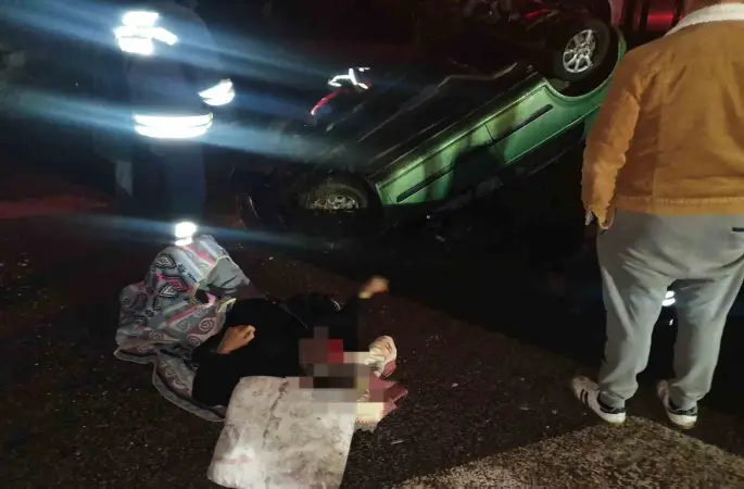 Yozgat’ta meydana gelen kazada 2 kişi yaralandı
