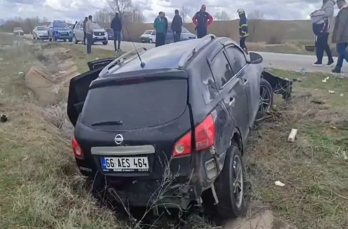 Yozgat’ta trafik kazası: 3 yaralı
